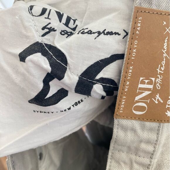 NWT One Teaspoon Trashed Free Birds Grey Skinny Distressed Low Rise Denim Siz 26 - Picture 9 of 14